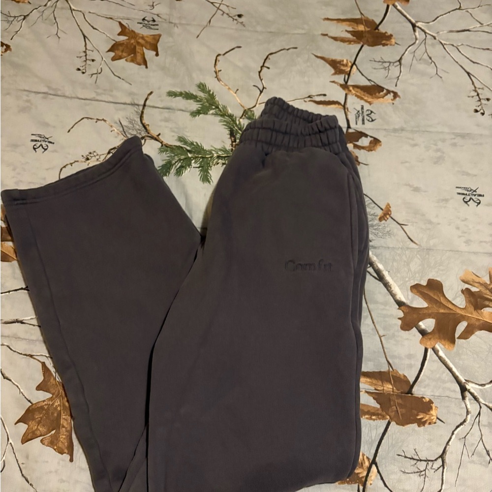 Women's Comfy Gray Straight Leg Pants